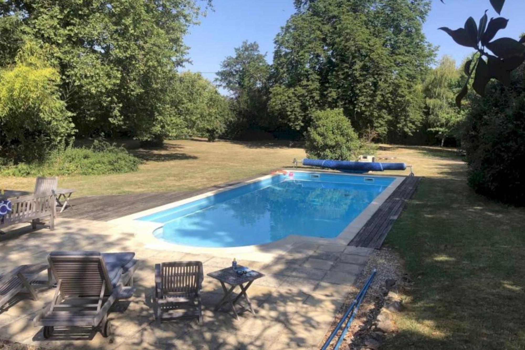 Beautiful 6 Bedroom House With Pool & Large Garden Le Pechereau Bagian luar foto